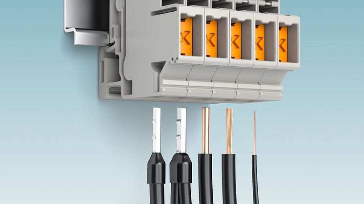 High operating convenience with new connection technology