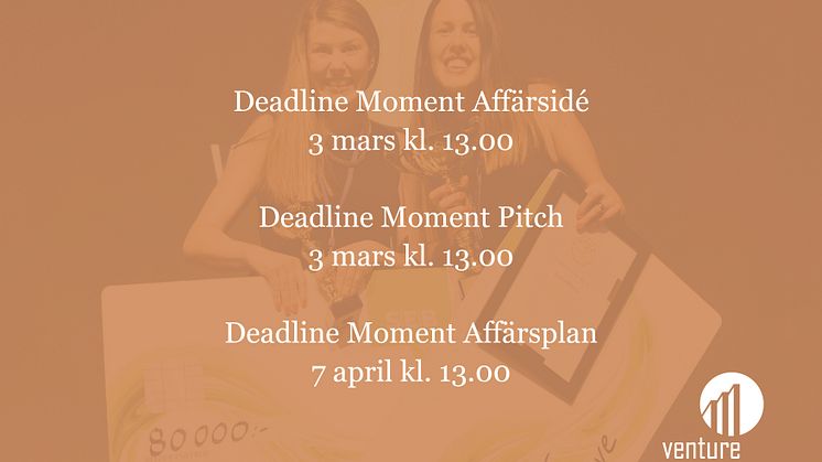 Ny tävlingsomgång med Venture Cup!