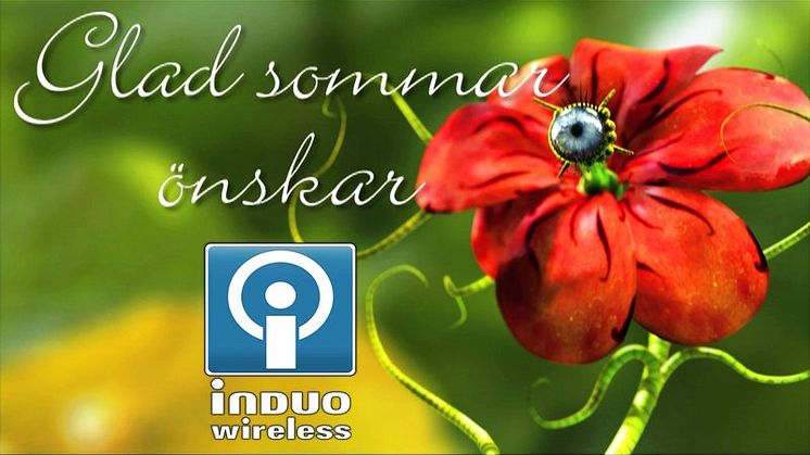 Glad trådlös sommar önskar Induo