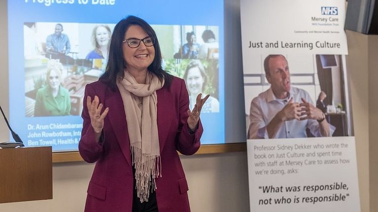 Amanda Oates, Executive Director of Workforce at Mersey Care NHS Foundation Trust