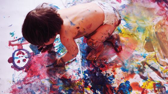 Femtio Jackson Pollock i blöja!