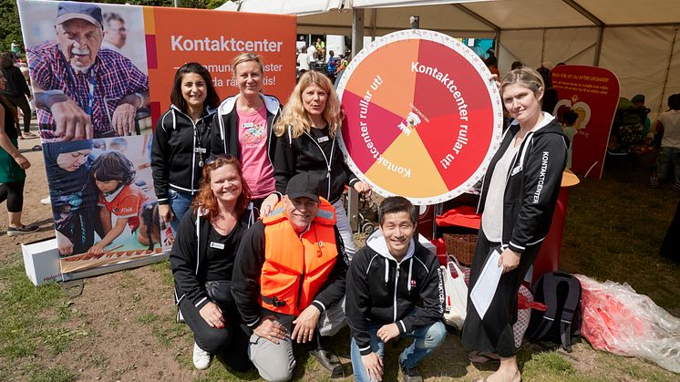 Kontaktcenter på Drottninghög i maj. Foto: Andreas Hillergren.