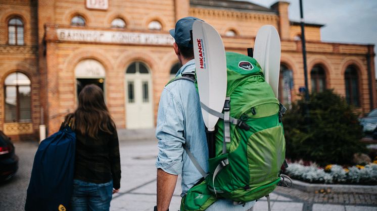 Das Kanu für den Rucksack - Hikanoe macht´s möglich. Foto: Steven Ritzer. 