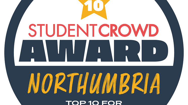 StudentCrowd-awards-2023-9th-campus-and-facilities-Northumbria-University-roundel-colour