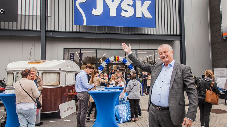 Big turnout when JYSK opened in Belgium