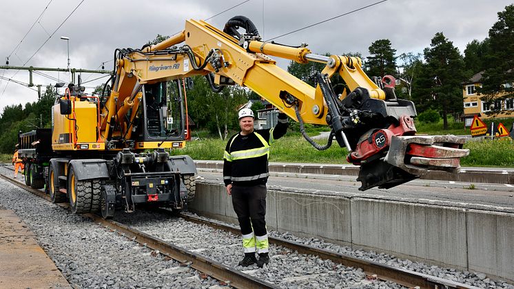 Volvo EWR170E och Stefan Ahlström