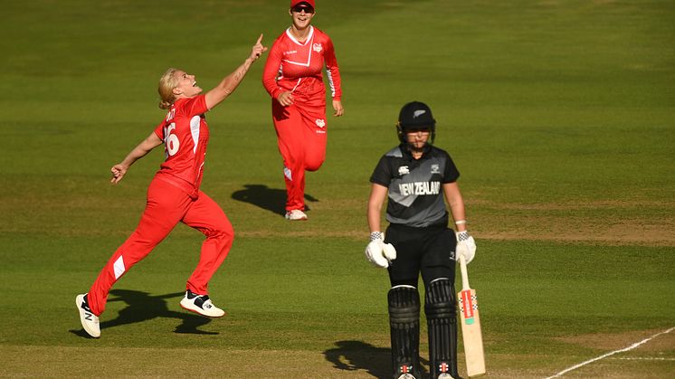 Katherine Brunt continued her fine Commonwealth Games. Photo: Getty Images