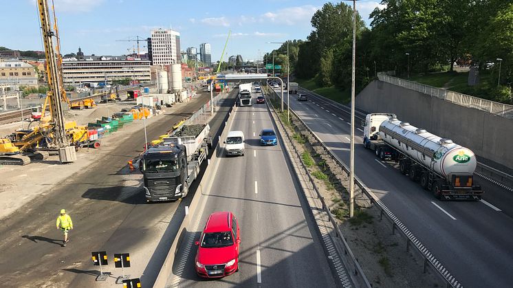 Åter trafikstopp på E6 vid Kallebäck