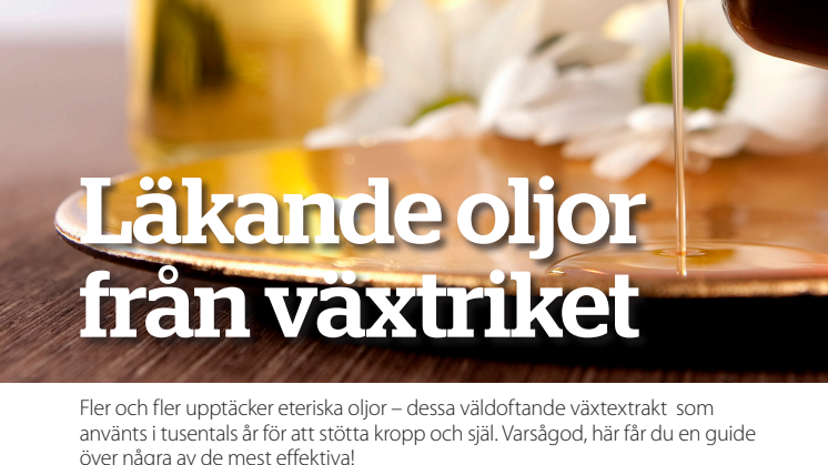 Lavendelolja kan användas för återhämtning