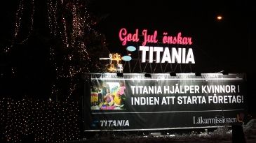 Titania stödjer Läkarmissionen julen 2012!