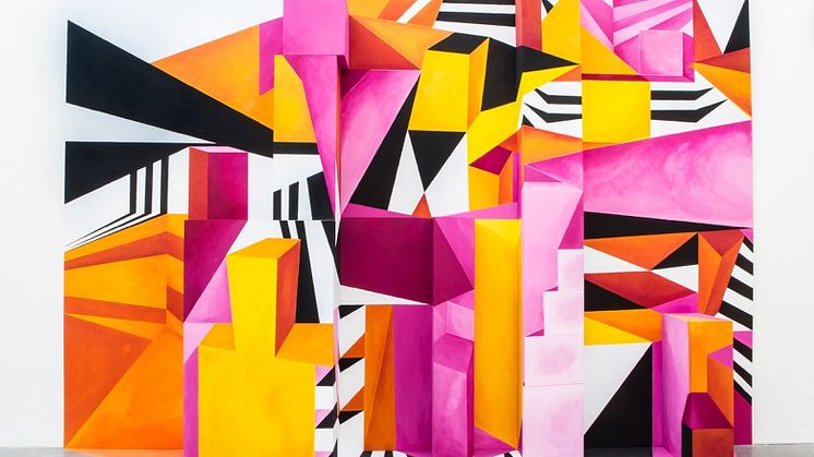 Färg, illusion och komposition av Emma Brålander från Ung Svensk Form 2018 (foto: Erika Kindblad)