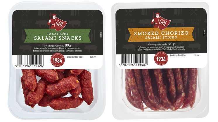 Heta nytillskott i GØL:s växande snacksfamij 