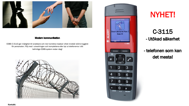 COBS C-3115 Utökad säkerhet - broschyr