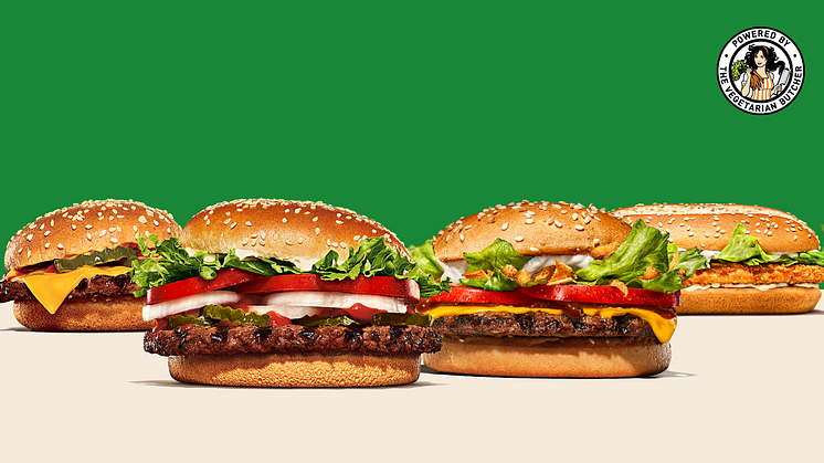 Burger King lanserar ny växtbaserad meny