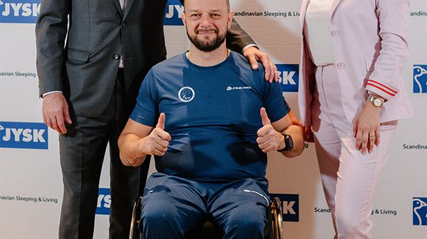 Český paralympionik na návštěvě v JYSKu