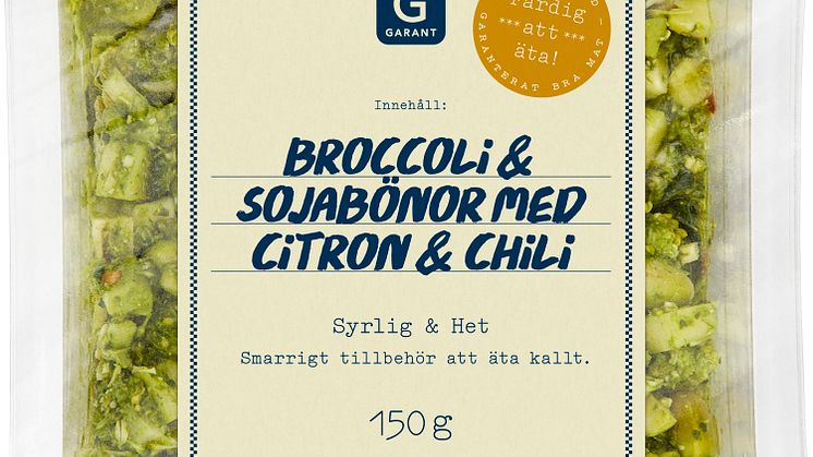 Axfood återkallar Garant Broccoli & sojabönor med citron och chili, 150 g