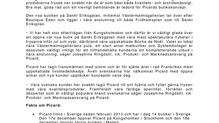 Fransk matkultur till Kungsholmen