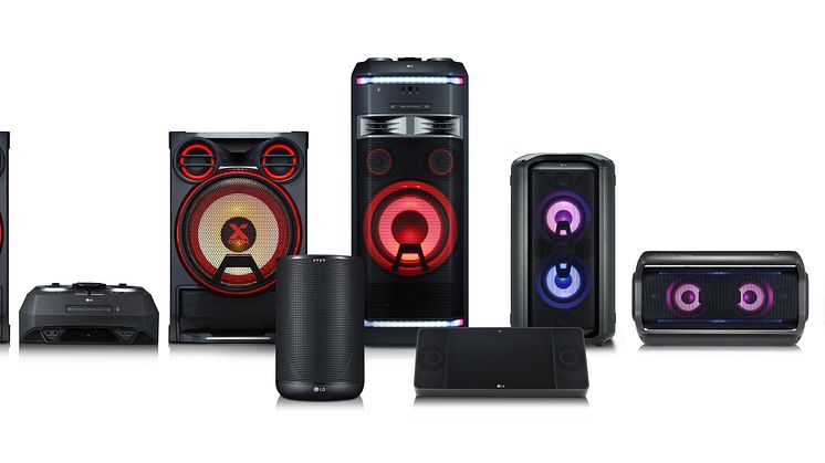 UDVIDET LG XBOOM AUDIO LINEUP KOMMER I RAMPELYSET PÅ IFA 2018