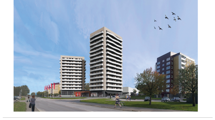AB Bostäder storsatsar på nyproduktion av 100 nya bostäder på Hulta Torg!