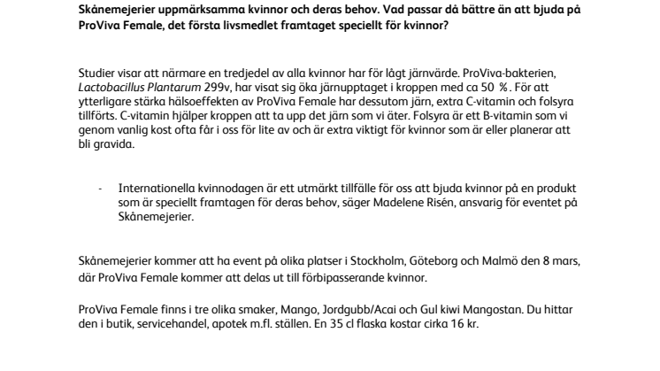 Mera järn åt kvinnorna!
