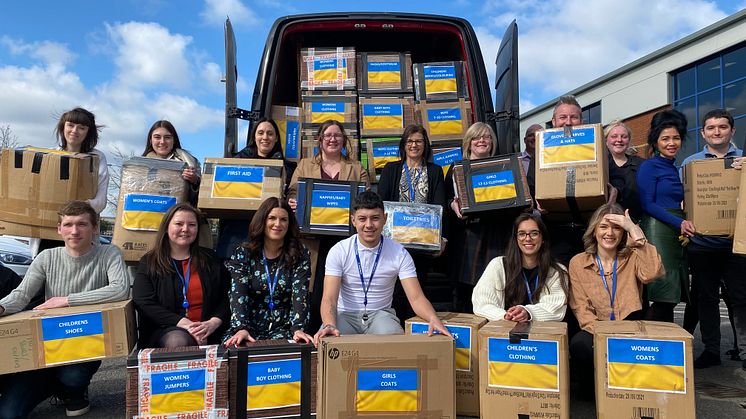 Suffolk-based Fred. Olsen companies fund lorry to send team donations to Ukraine