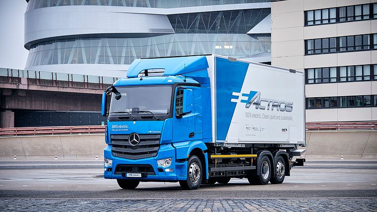 Mercedes-Benz eldrivna lastbil – eActros