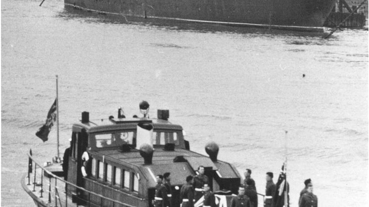 Image - Sika UK - Sir Winston Churchill's Body Being Carried on MV Havengore During his State Funeral in 1965
