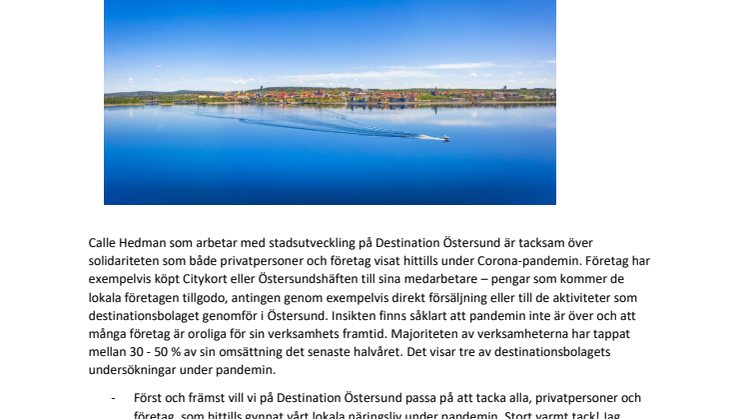 Stort stöd för cityföretagen under Corona-pandemin