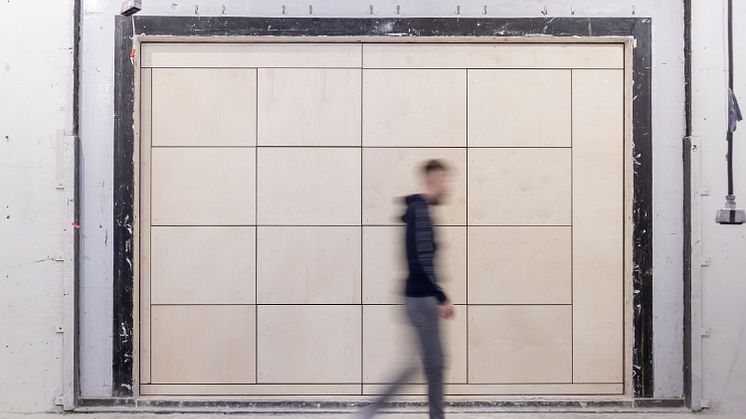 Foto: AART. Mock-up af fremtidens indervæg på DTU 