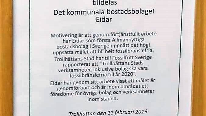 Miljöpartiets Miljöpris 2018
