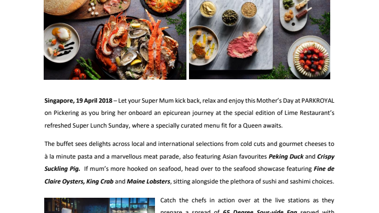 Super Lunch for Super Mums