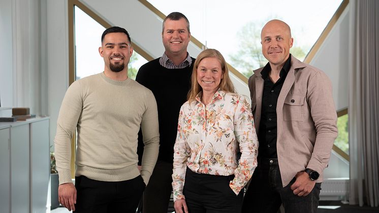 Idris Köyluoglu, Andreas Eklund, Johanna Karlgren och Jonas Sindler