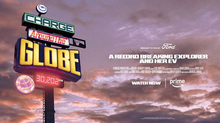 Lexie Alfords "Charge Around the Globe" i ny dokumentär i tre delar på Prime Video och YouTube
