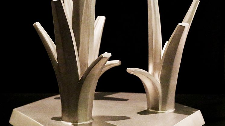 Bild på Stockholm Impact Award, designad av Ai Weiwei. Foto: Carla Orrego Veliz