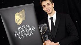 Northumbria graduates score hat-trick at Royal Television Society awards