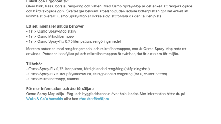 Osmo Spray-Mop
