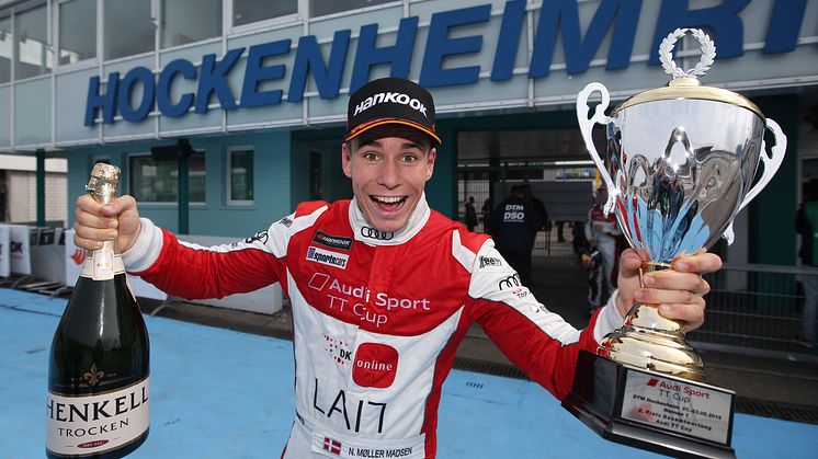 Dobbelt pole position og flot placering til danske Nicolaj Møller Madsen ved premieren på Audi Sport TT Cup