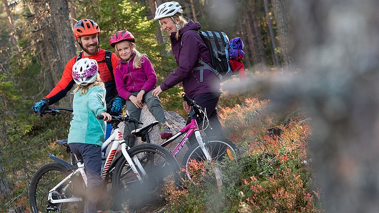 Nå er sykkelsesongen offisielt i gang i Trysil. Foto: Jonas Hasselgren