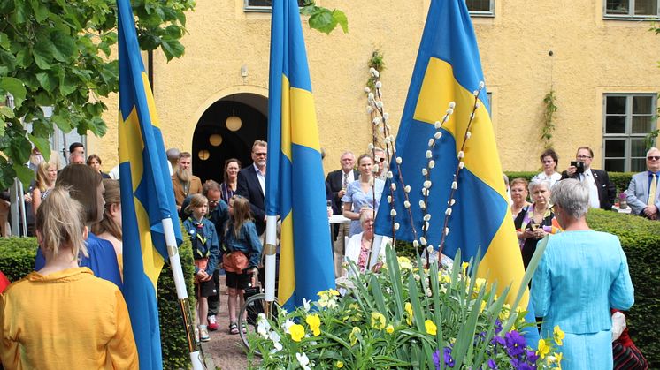Fanutdelning residenset Göteborg