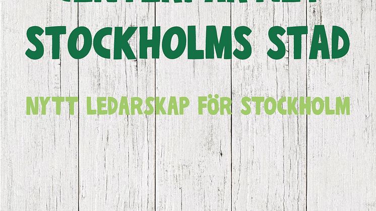 Nytt ledarskap för Stockholm – Centerpartiets budget 2018
