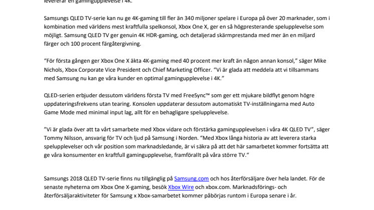 Samsung och Xbox: En oslagbar kombination når Europa 