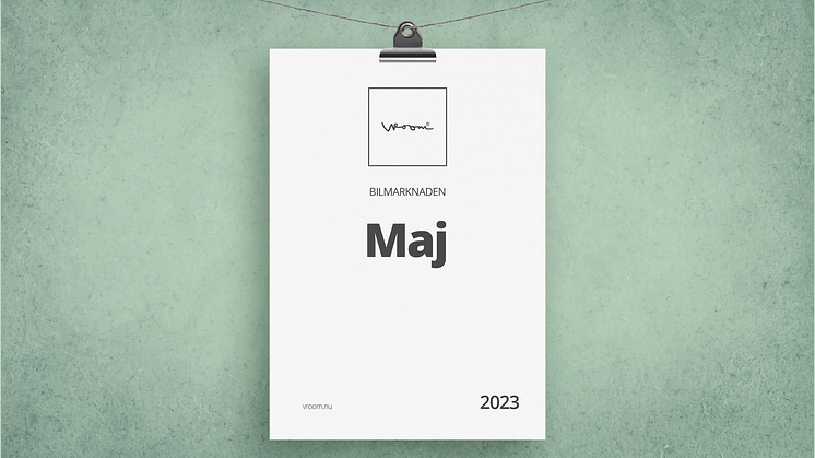 Bilmarknaden maj 2023