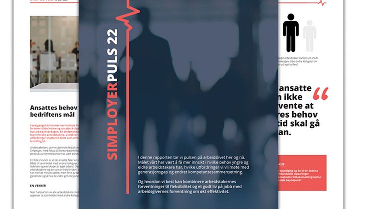 Simployer har tatt pulsen på arbeidslivet i årets rapport «SimployerPuls22-et arbeidsliv i endring». Foto: Simployer