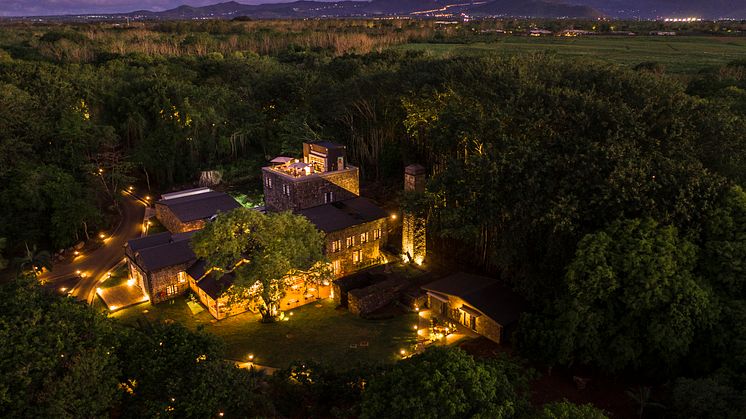 Stunning: the new restaurant and bar complex at the Maritim Resort & Spa Mauritius. 