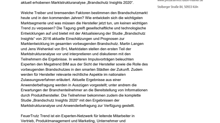 FeuerTrutz Trend 2020 