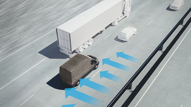 Side Wind Stabilisation er en avanceret teknologi, som er udviklet af Fords ingeniører for at kunne hjælpe føreren mest muligt. Ford har monteret sensorer, der måler vindens hastighed 100 gange i sekundet. 