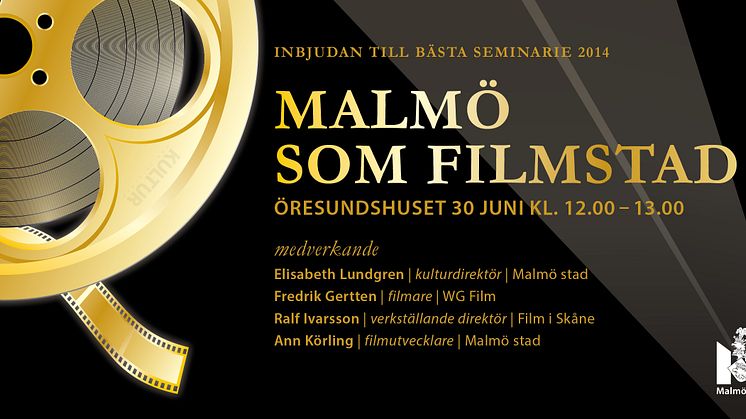 Film i fokus för kulturförvaltningen på Almedalen
