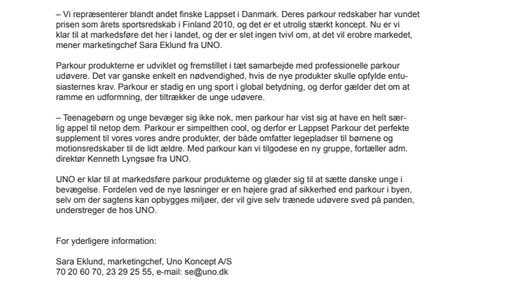 Parkour klar til at erobre Danmark