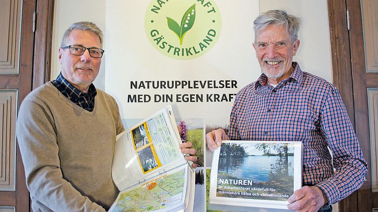 Jan-Ola Bergström och Dennis Nordström som driver föreningen Naturkraft Gästrikland.