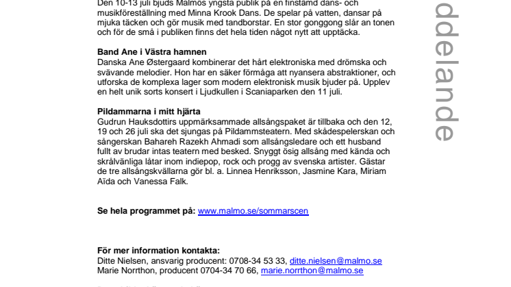 Bebisdans, elektronisk ambientmusik och ösig allsång med kända gästsångerskor